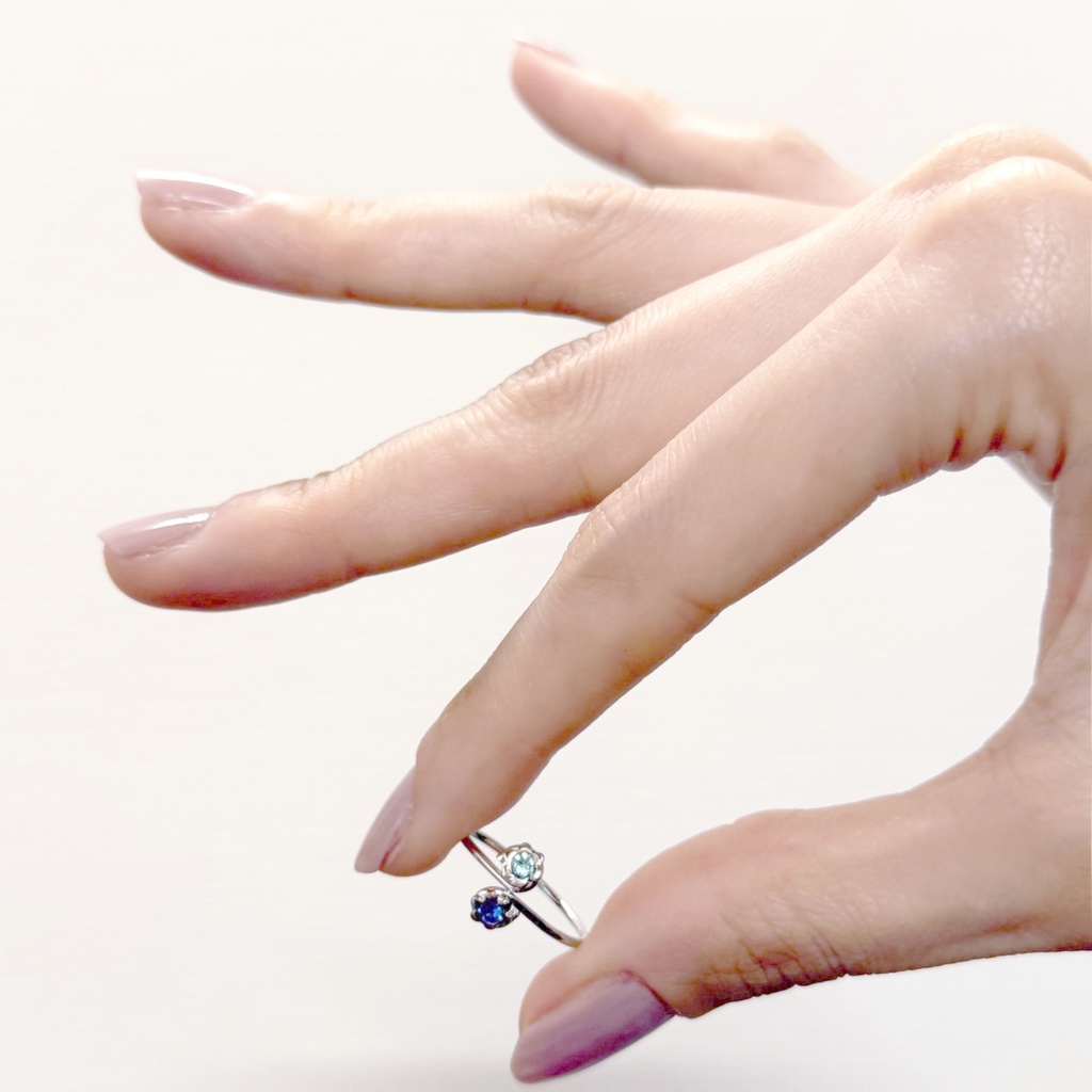 推し活アクセに!セミオーダーで色が選べるリング☆eLOVEloomーエラブルーム