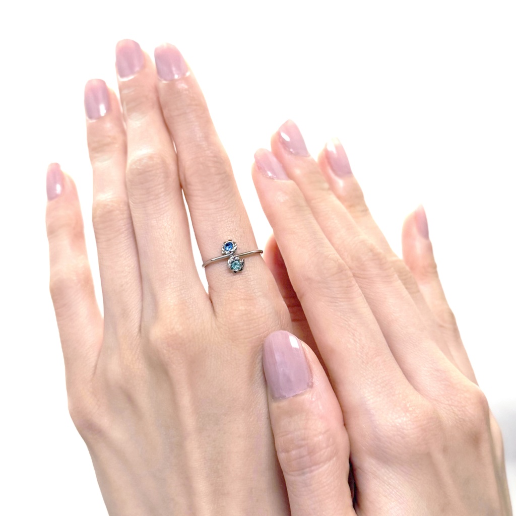 推し活アクセに!セミオーダーで色が選べるリング☆eLOVEloomーエラブルーム