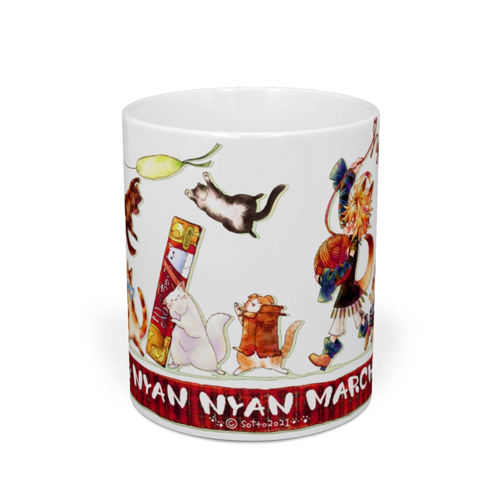 マグカップ「にゃんにゃんマーチ」