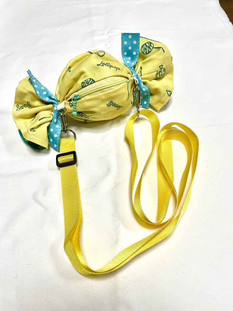 キャンディショルダーポーチ(きいろ🟡×エメラルド👗)