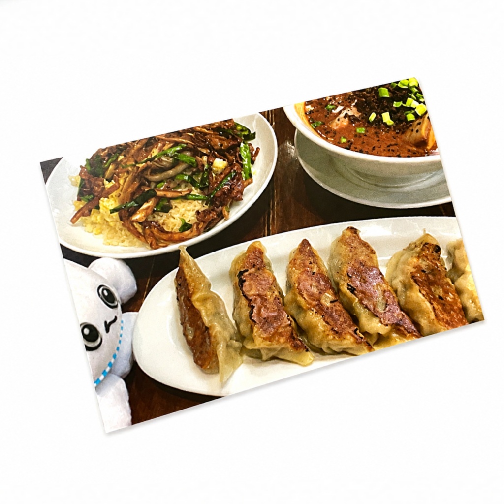 ピョロピーぬいポストカード/中華三昧