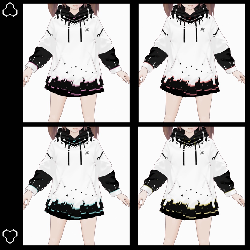 【vroid用】Parker Set EC-002 AM