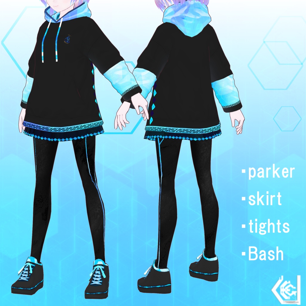 【VRoid】Parker Set EC-Sky