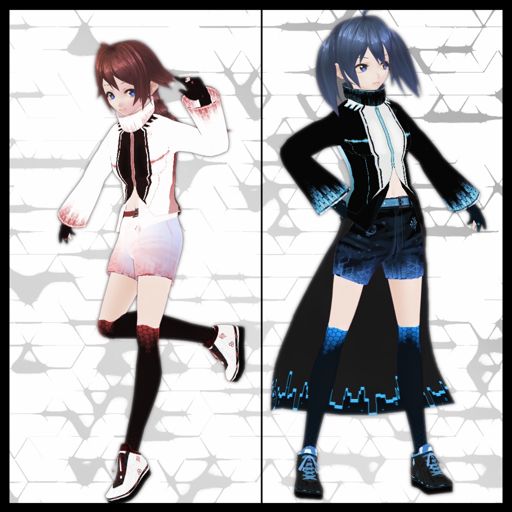 【Vroid Texture】EC-Digital Coat set