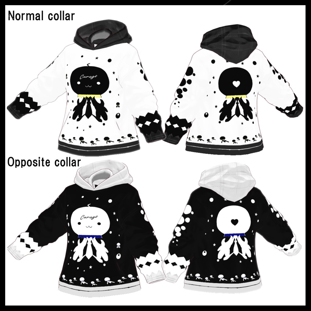 【VRoid】 Curage parker-2C/ 後期版Curage parker-9C