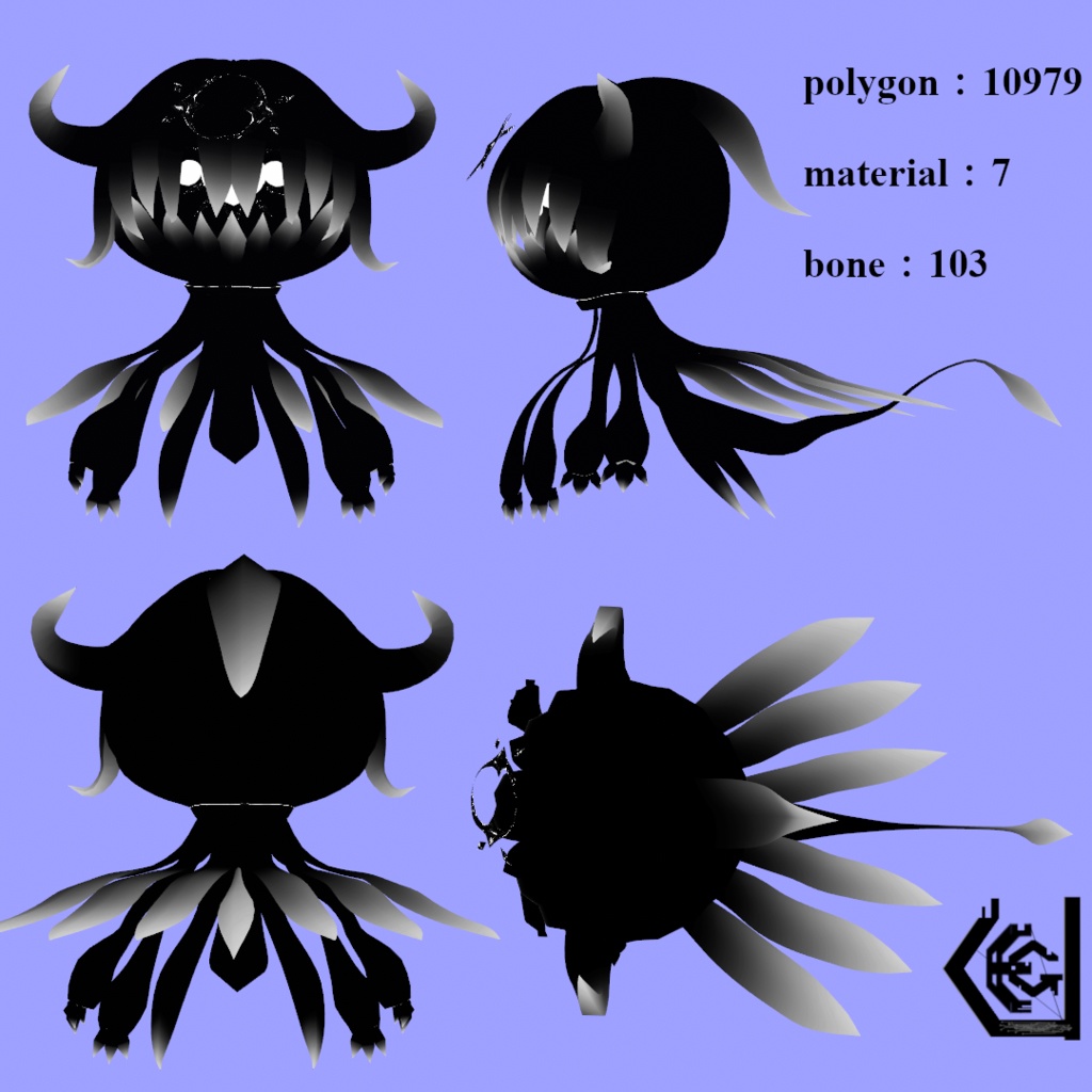 【VRoid Model】野生のふぁんとむくらげ