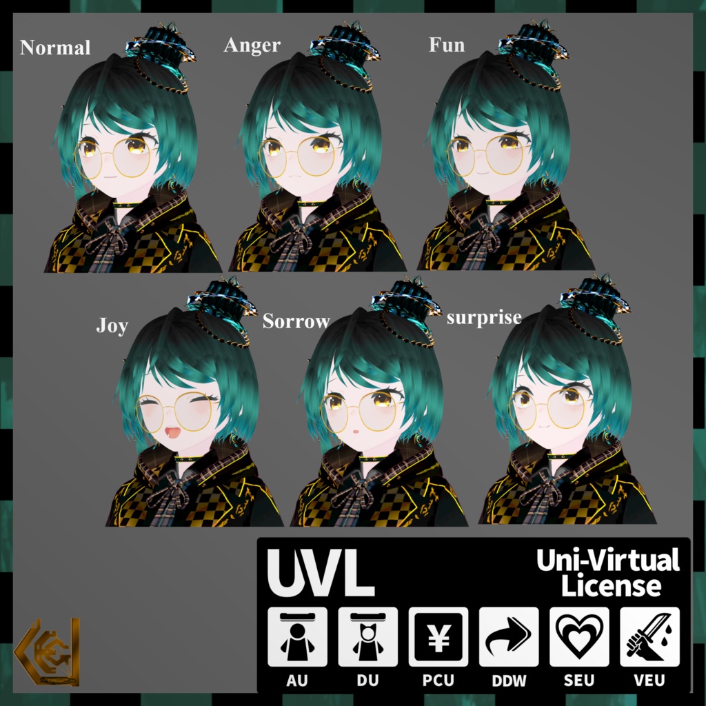 【VRoid model / VRM】A-meLia Chakram