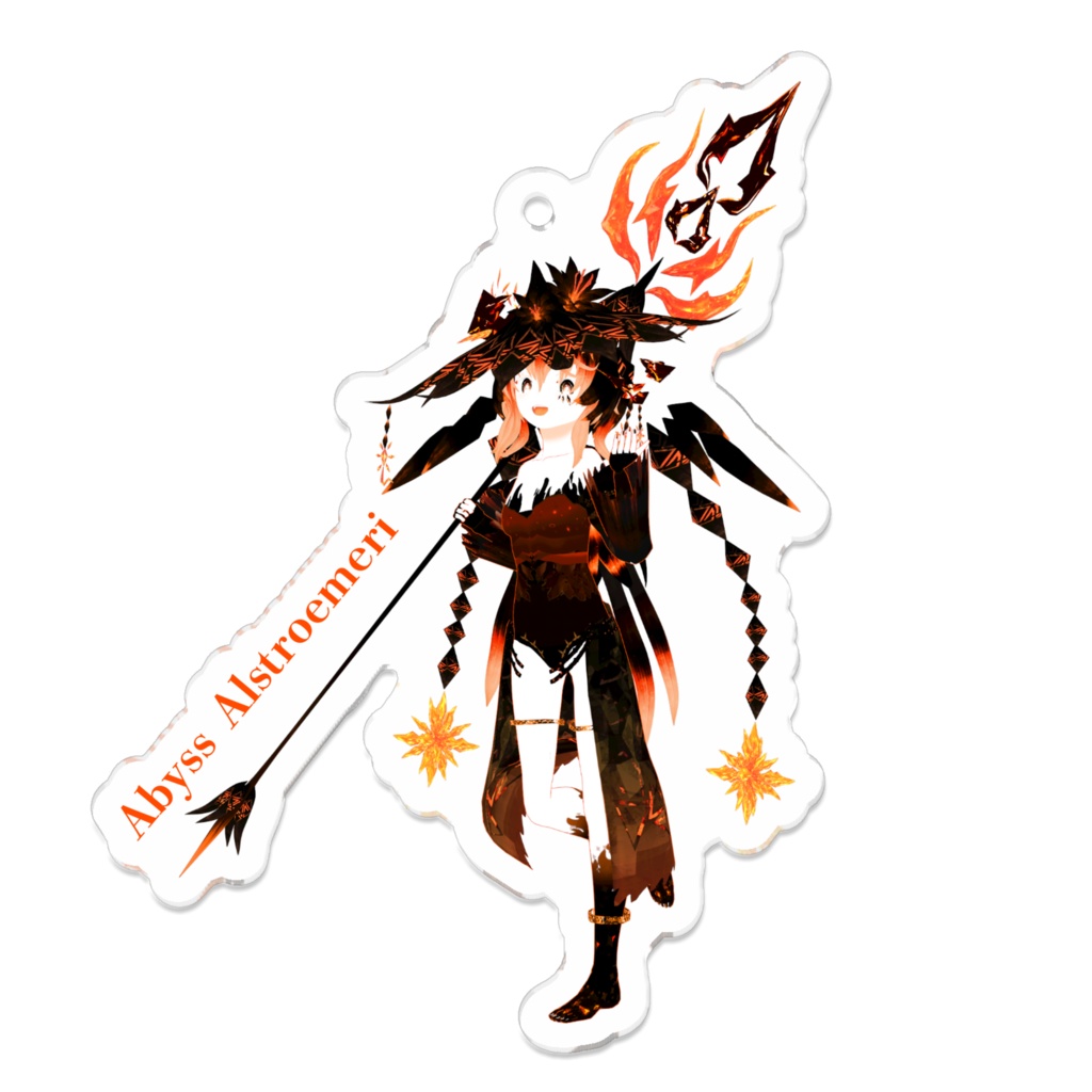 「Abyss Alstroemeri」アクリルキーホルダー