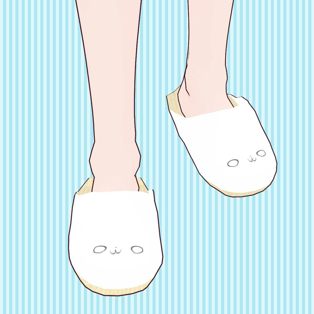 【VRoid】くらげのスリッパ texture+VRoid file