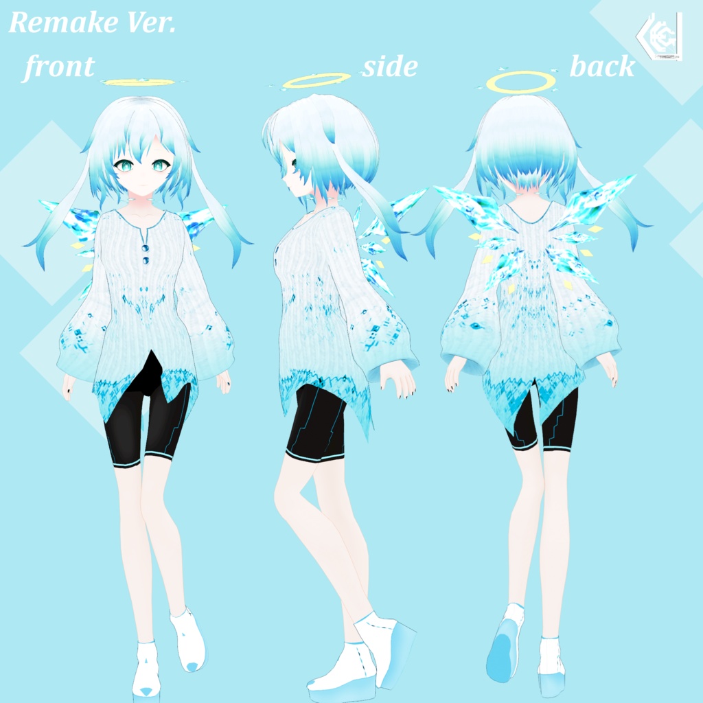 【VRoid Model(Past works)】クリセリア・プレーズChryselia Plays Old Ver. or Remake Ver.