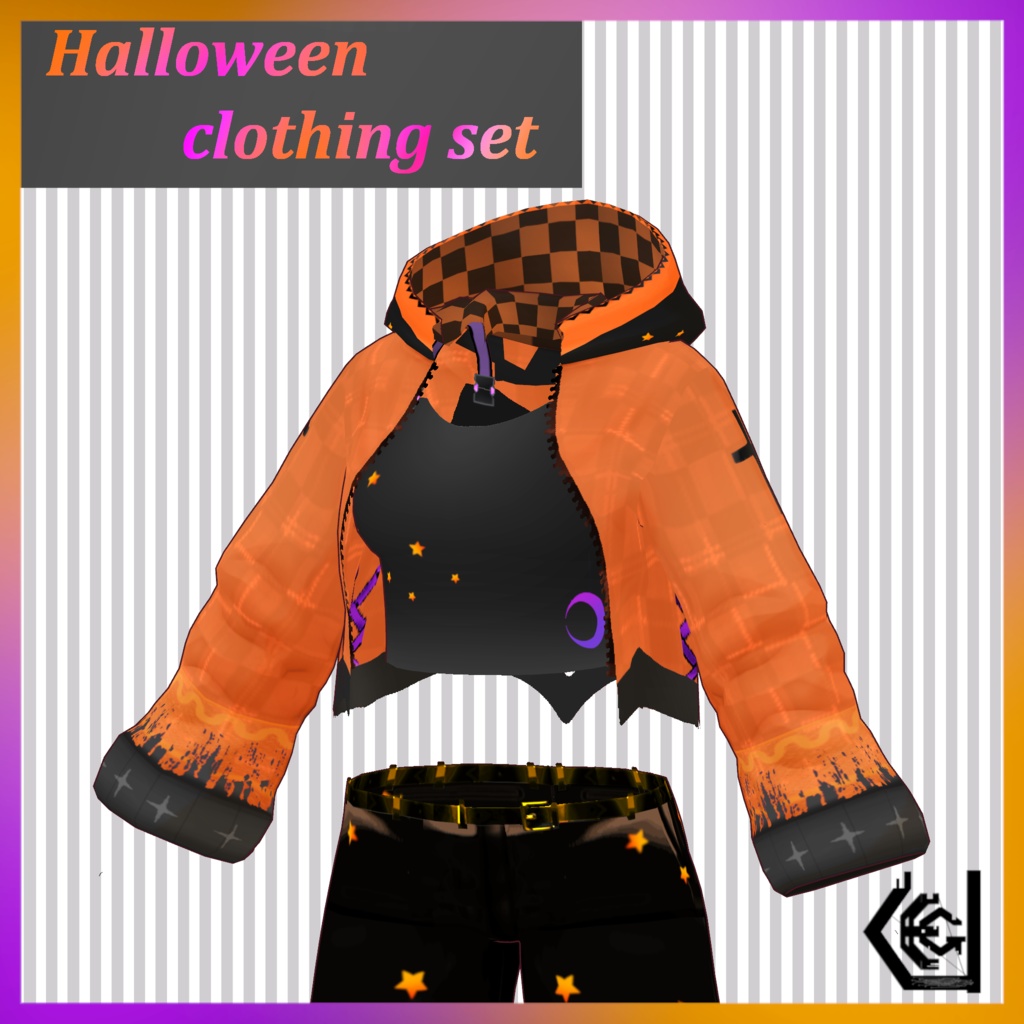 【Halloween clothing set】