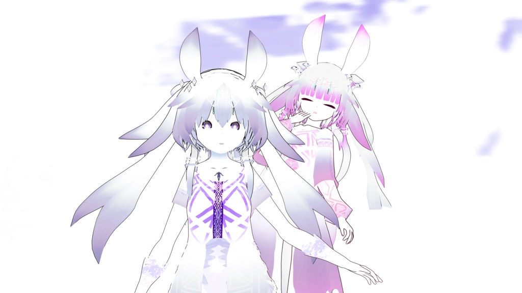 【VRoid Model】white Abyss Innocente Type-Clone