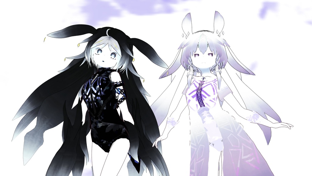 【VRoid Model】white Abyss Innocente Type-Clone