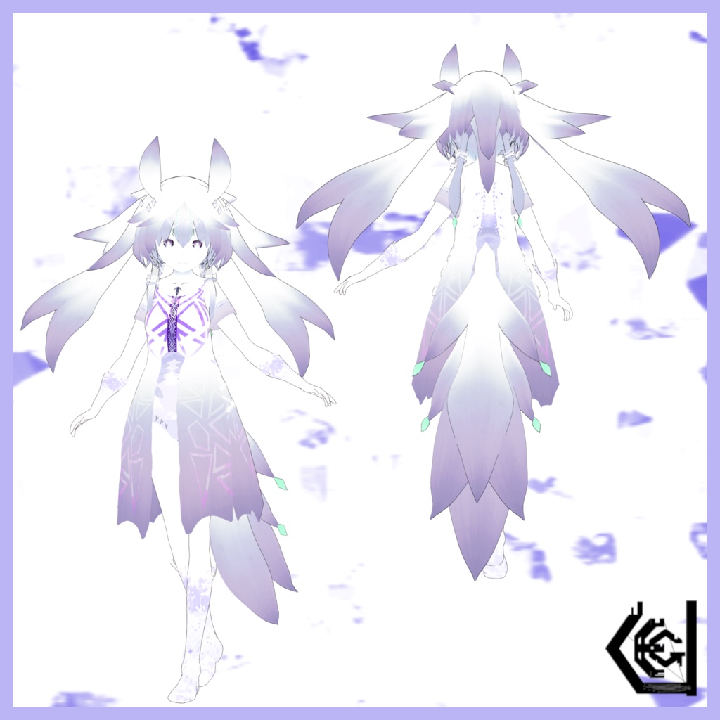 【VRoid Model】white Abyss Innocente Type-Clone