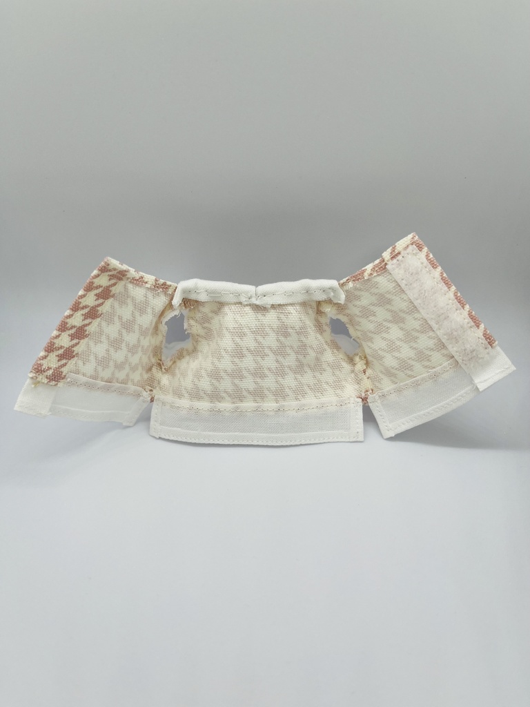 千鳥格子柄シャツ&ズボンセット