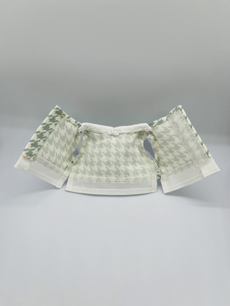 千鳥格子柄シャツ&ズボンセット