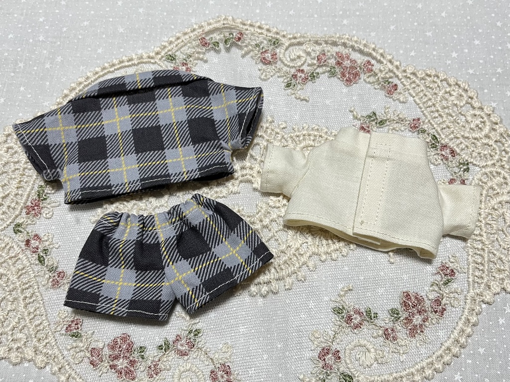 タータンチェック セットアップ