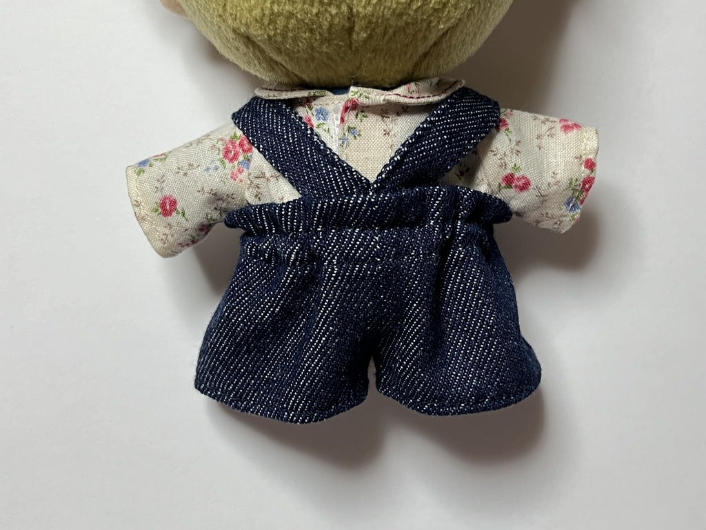 デニム×フラワー