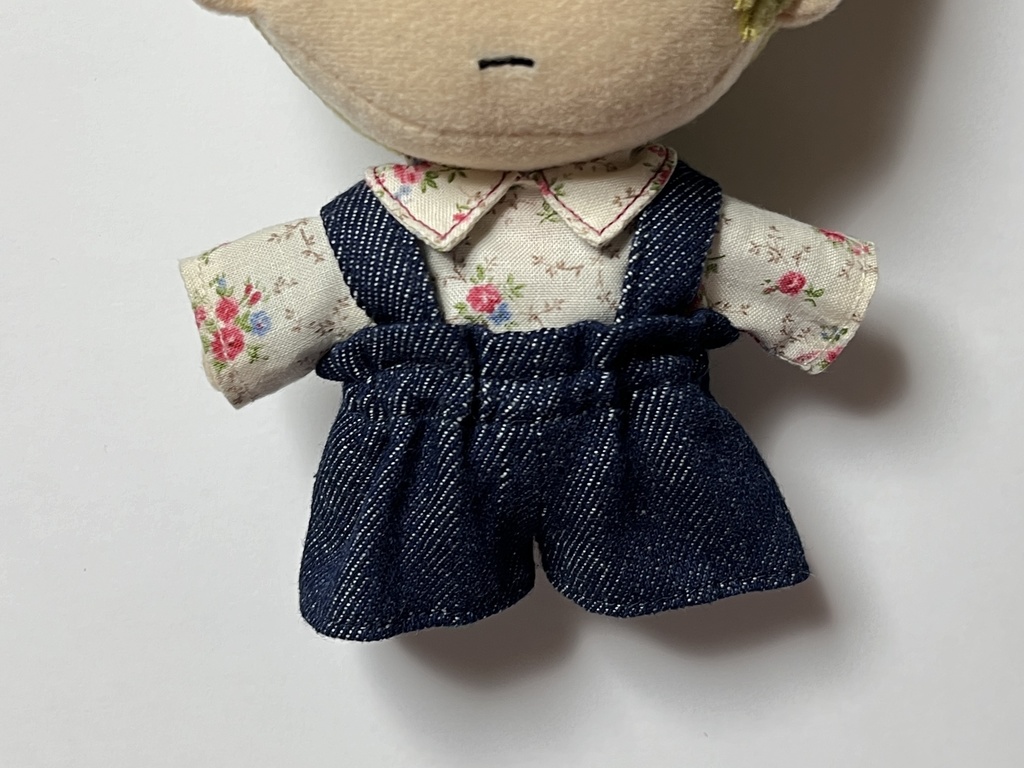 デニム×フラワー