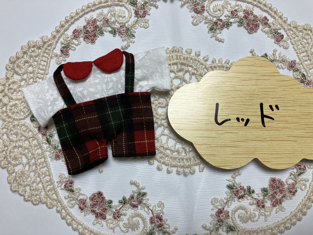 チェックズボン&シャツセット