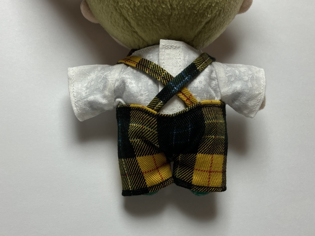 チェックズボン&シャツセット