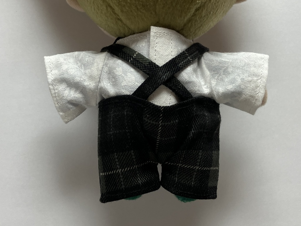 チェックズボン&シャツセット