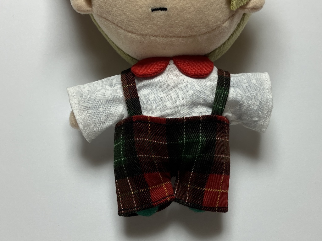 チェックズボン&シャツセット