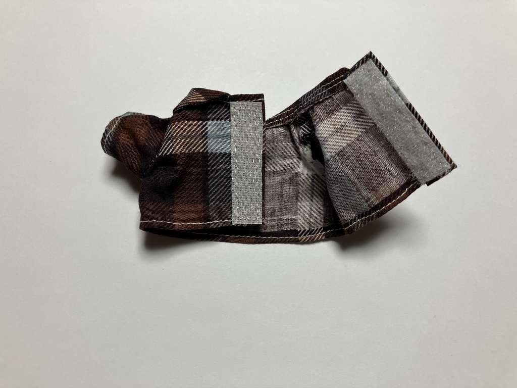 チェック×デニム