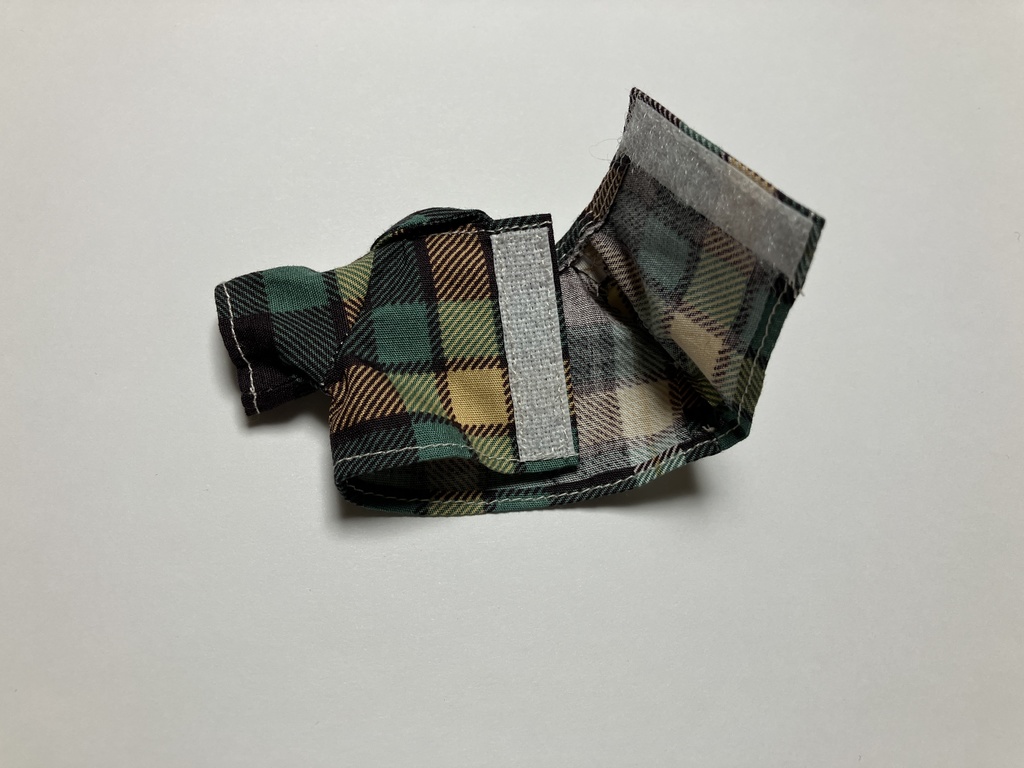 チェック×デニム