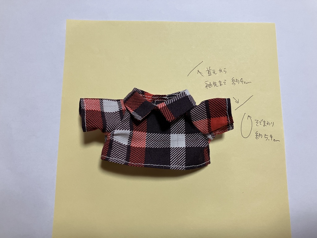 チェック×デニム