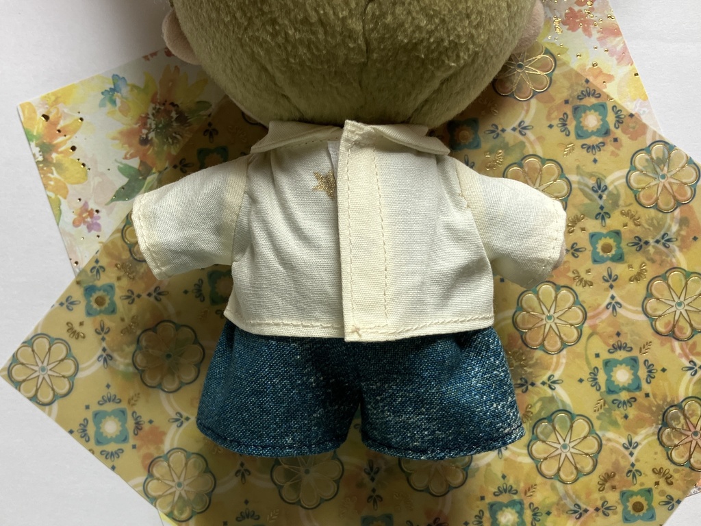 セットアップ デニム風