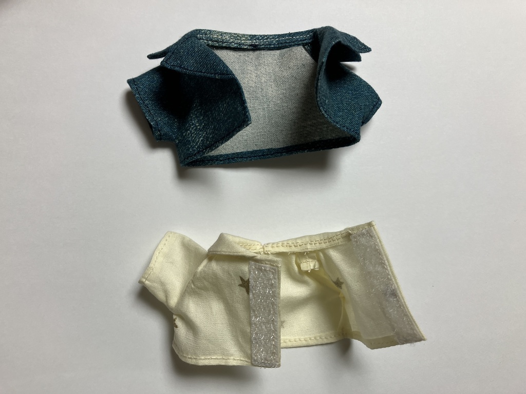 セットアップ デニム風