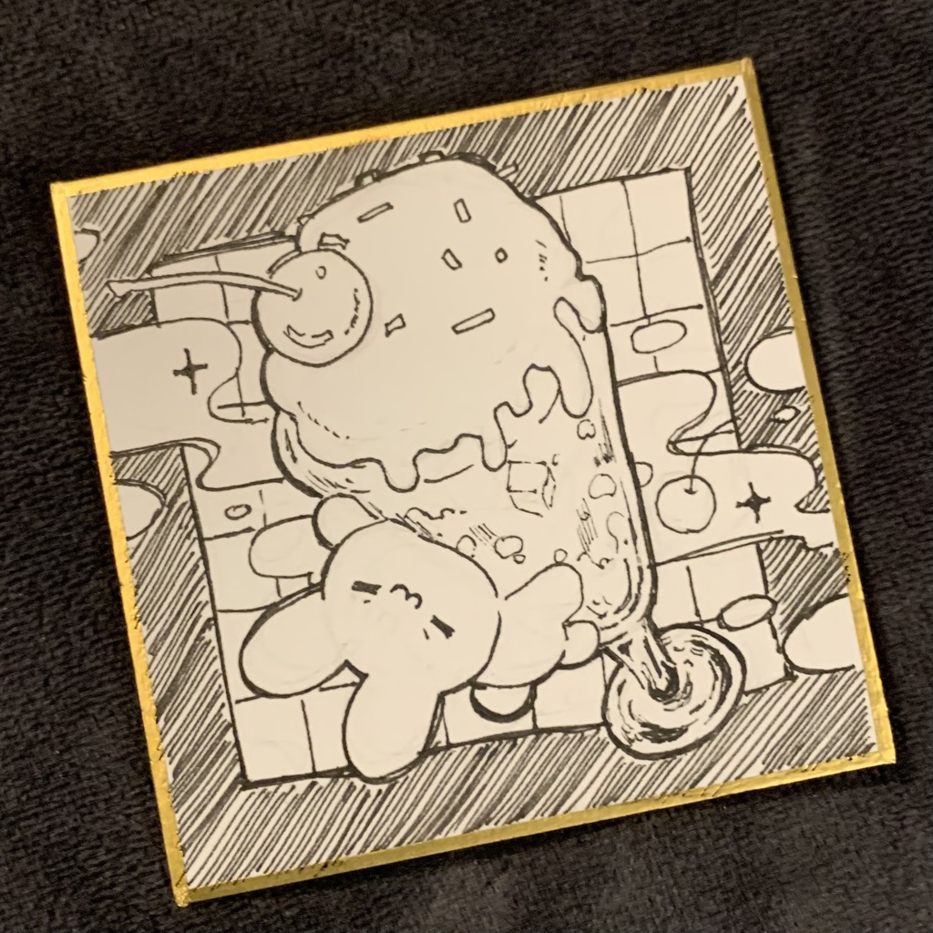 ｳﾞちゃんの豆色紙 クリームソーダ