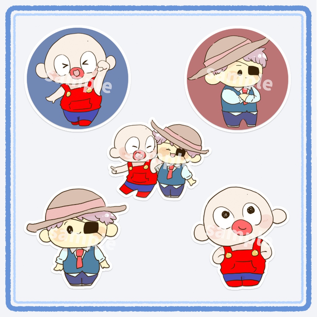 ひもクラステッカー（全５種のうちランダム1枚封入）