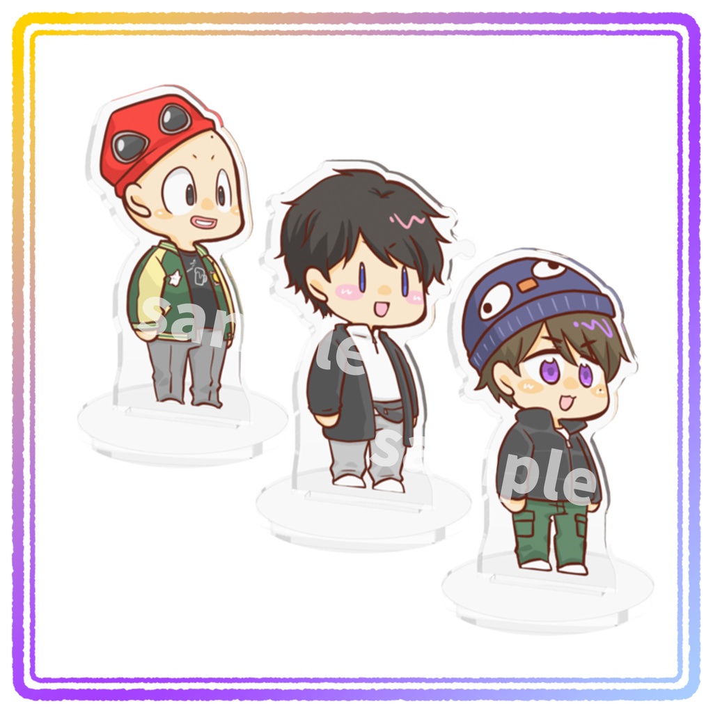 〔NEW〕いのりくゆーまの新潟旅 ミニアクリルスタンド3種セット【いのだより 新潟編】