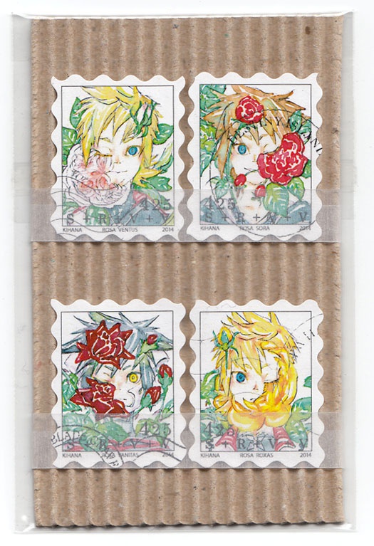 【頒布終了】薔薇の空組 疑似切手セット