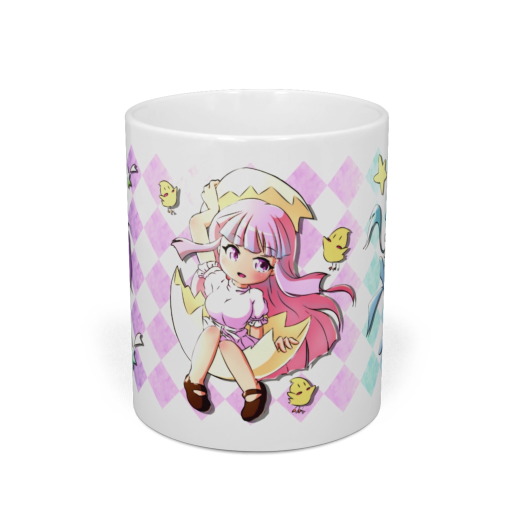 えぴちゃん・めるちゃん・いるかちゃん仲良しマグカップ