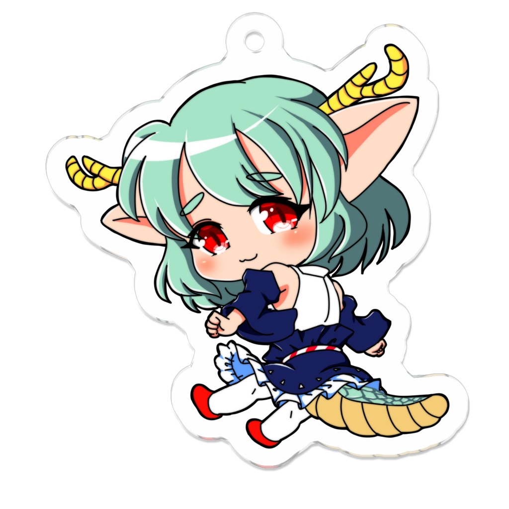 しっぽふりふり！いのりちゃんアクリルキーホルダー