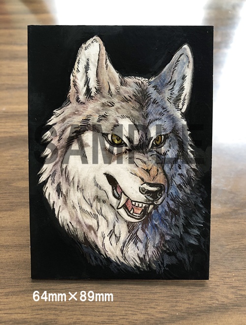 【ATC原画】Menacing wolf