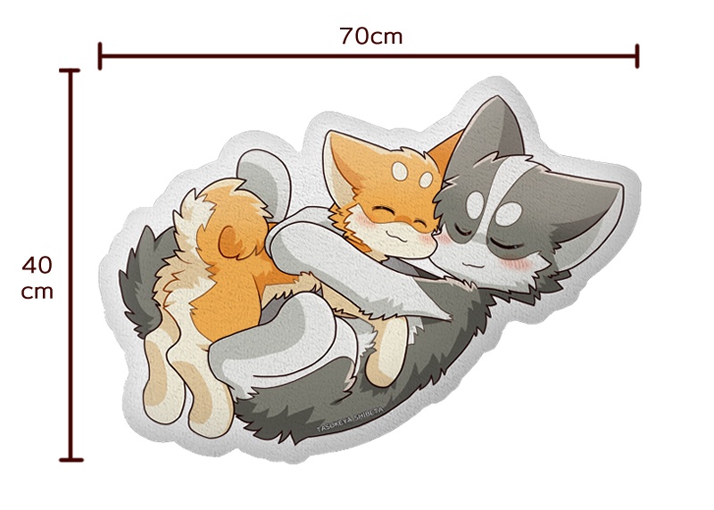 【Aタイプ】シベ太×キャッピー 大クッション