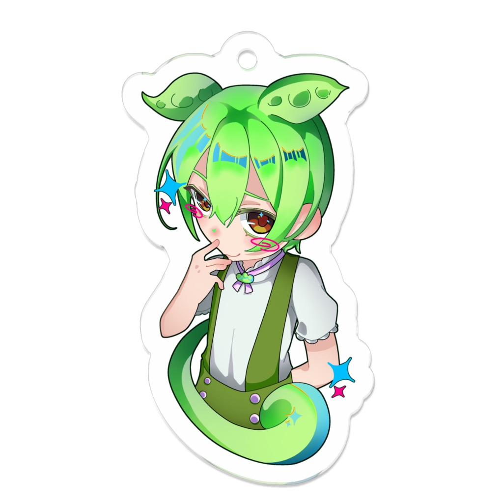 きらきらずんだのアクリルキーホルダーなのだ！！