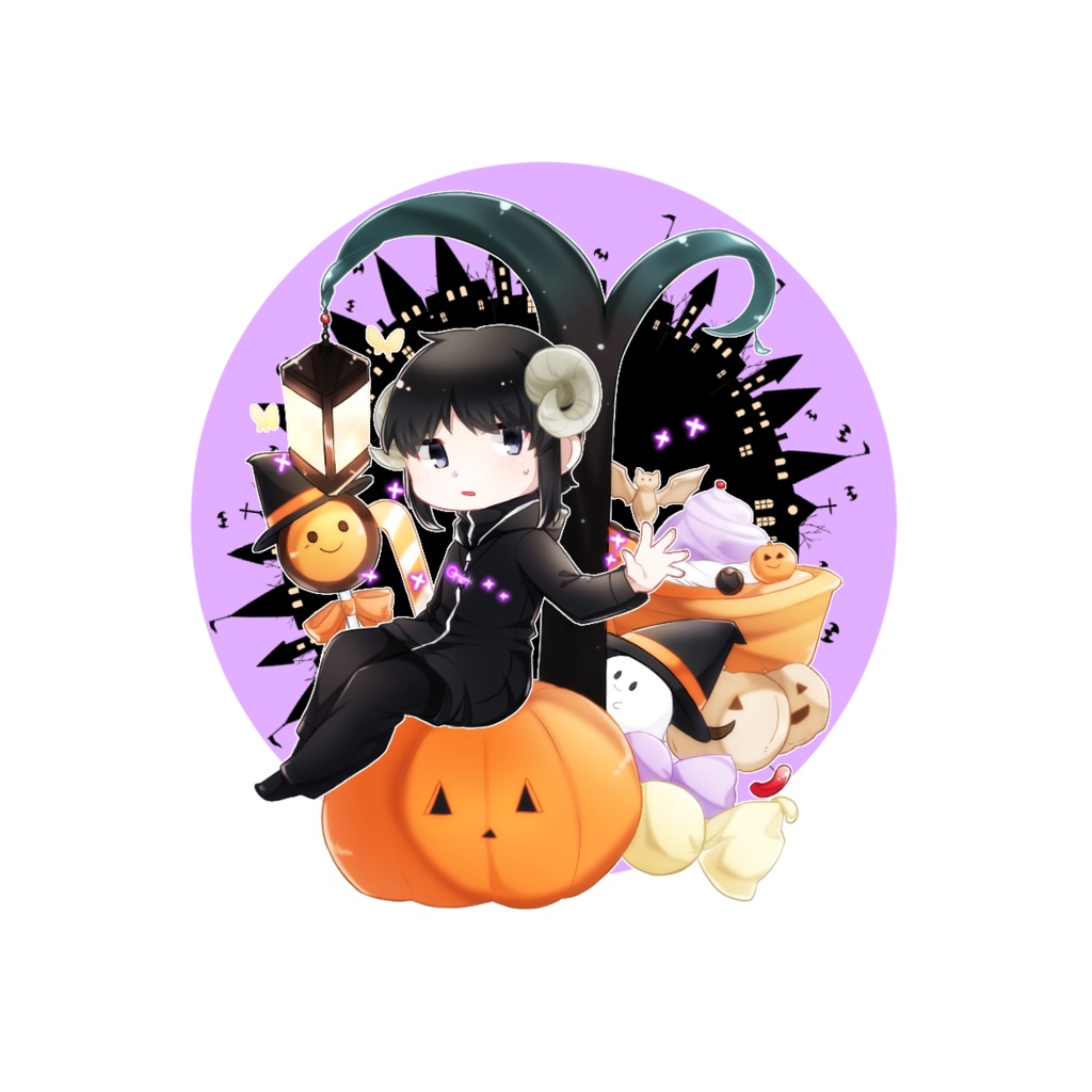 ハロウィンアクキー(裏)