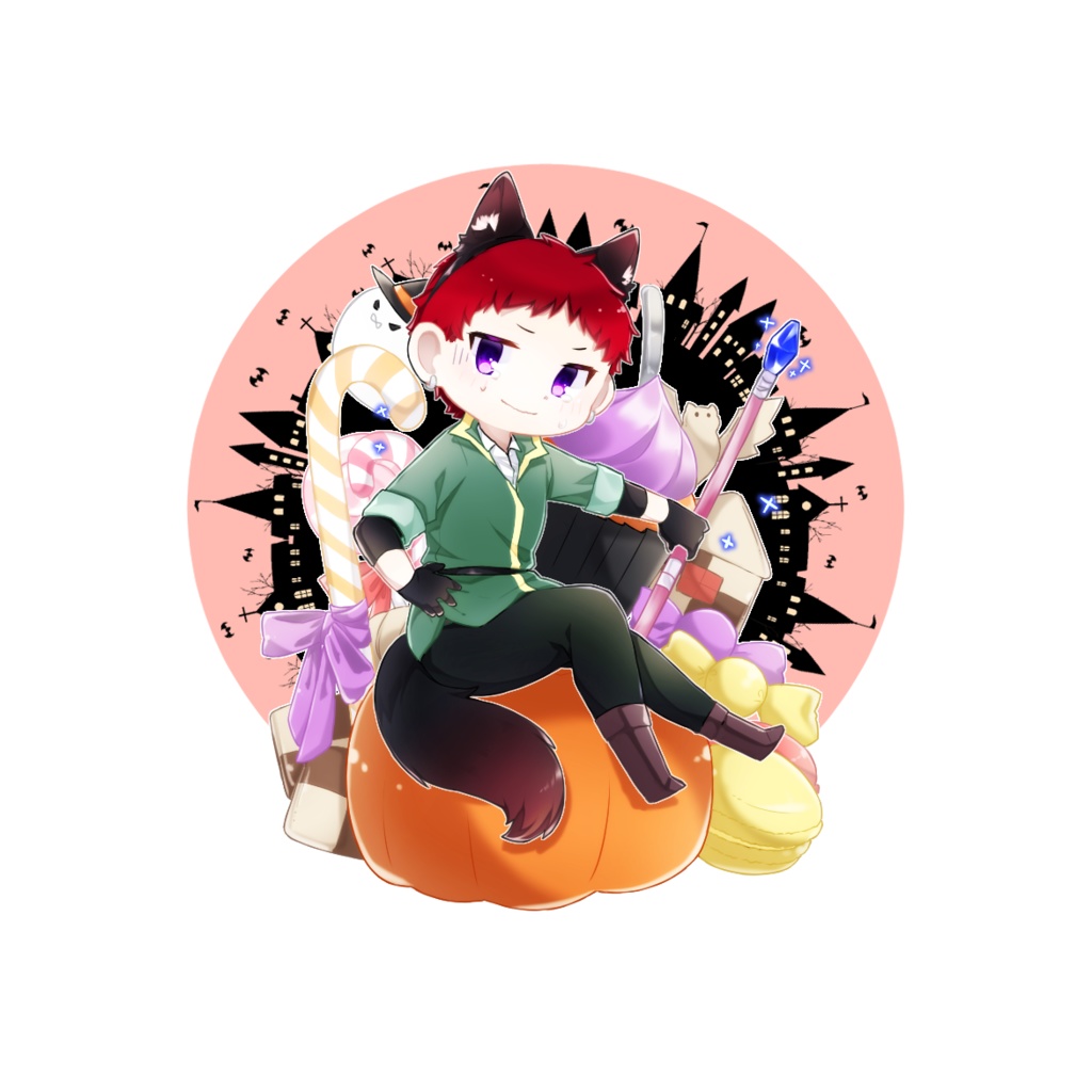 ハロウィンアクキー(裏)