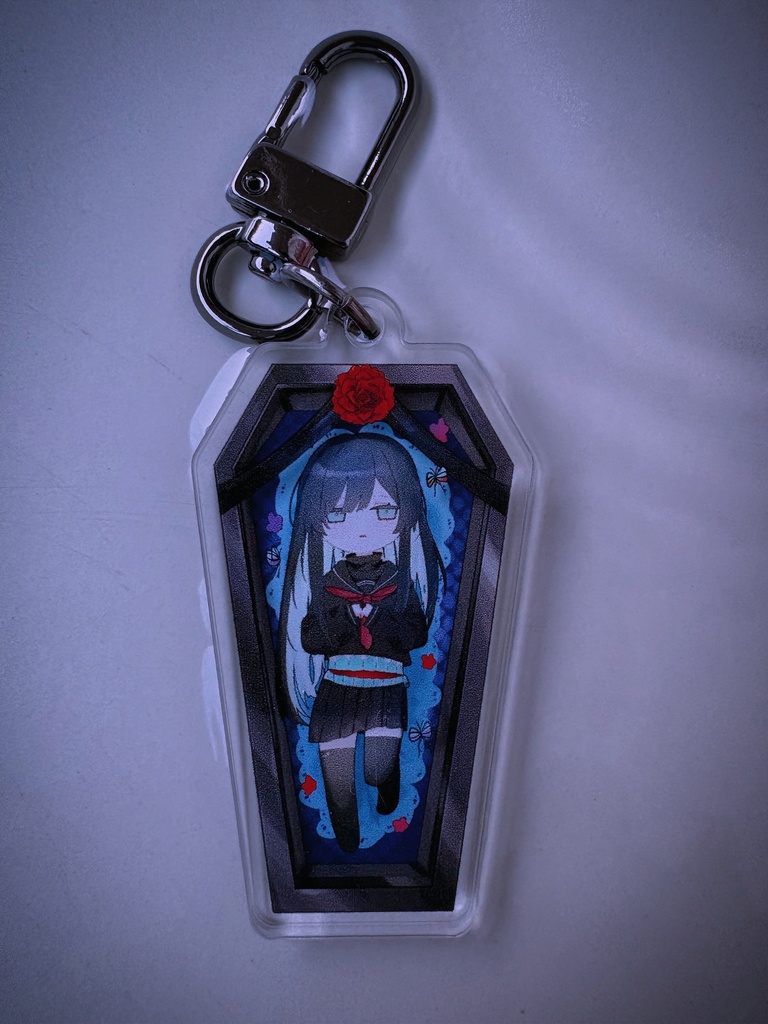 魚崎さん三層アクリルキーホルダー