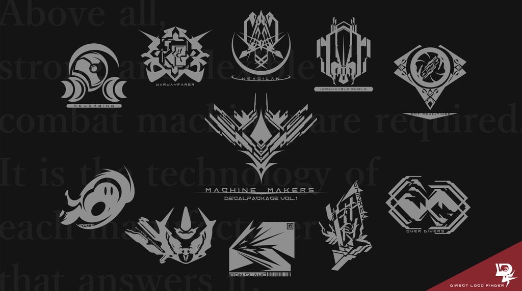 DLF DECALPACKAGE Vol.1「Machine Makers」