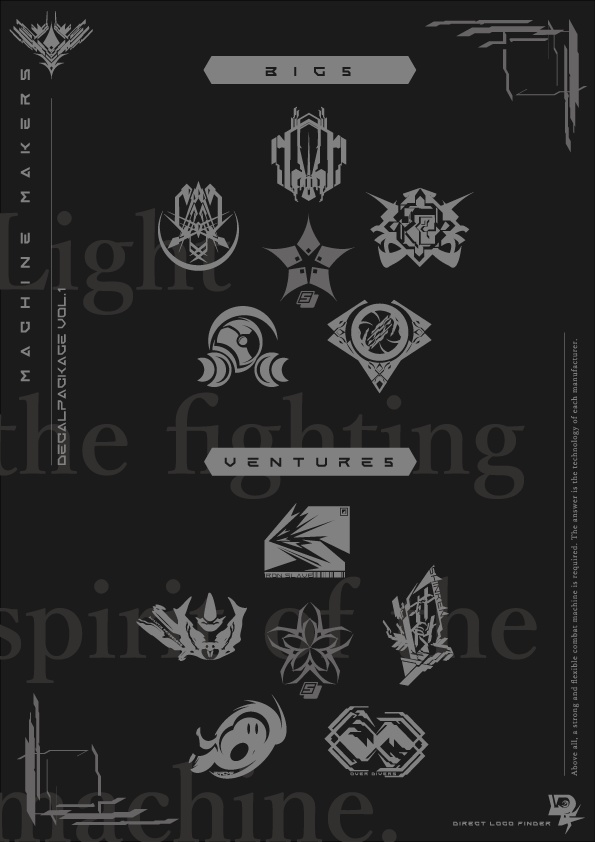 DLF DECALPACKAGE Vol.1「Machine Makers」