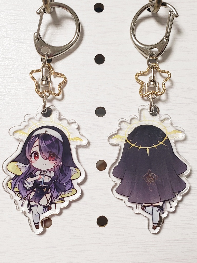 ヒナタ両面アクキー