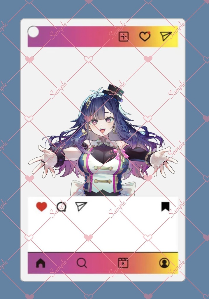 SNS風アクリルスタンド