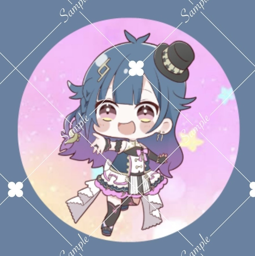 手伸ばしSD缶バッジ