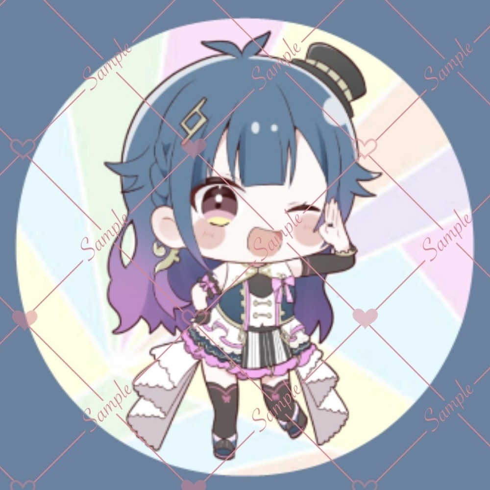 敬礼SD缶バッジ